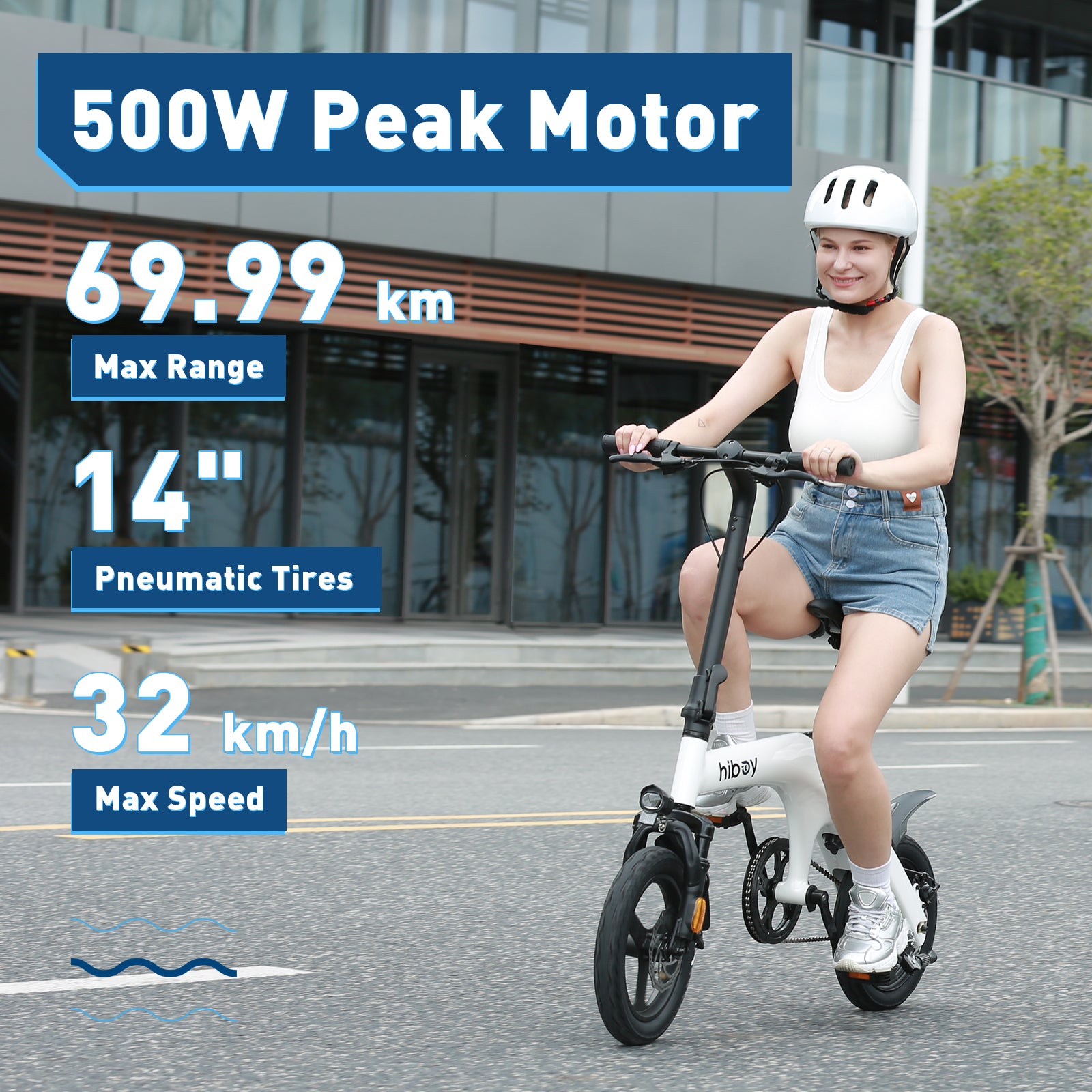 Hiboy C1 Folding Electric Bike for Adult Commuter