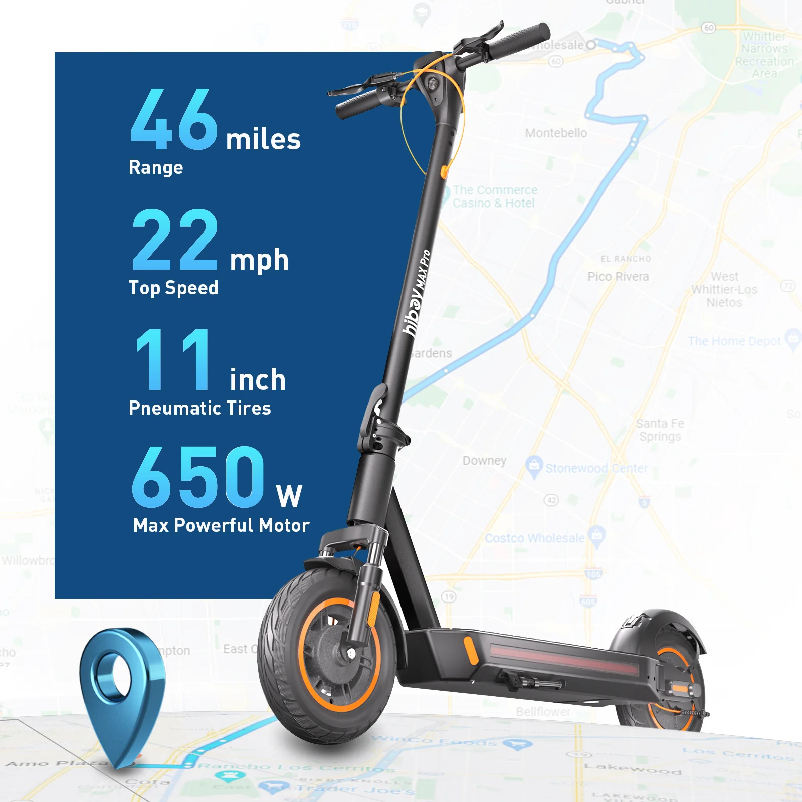 Hiboy MAX PRO Electric Scooter for Adult